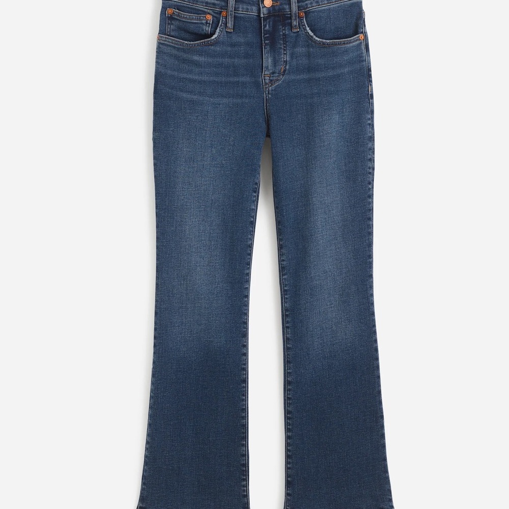 Madewell Kick Out Crop Jeans  Lenoir Wash Sz 31